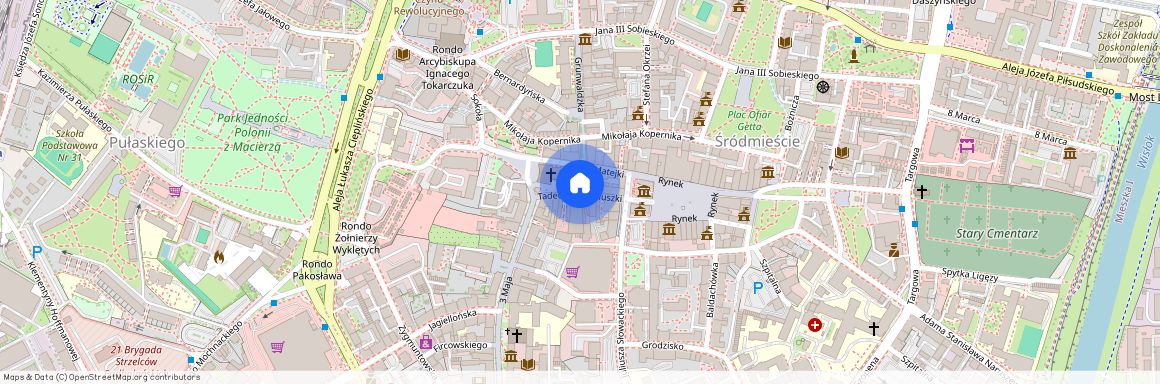 ul. Tadeusza Kościuszki, Śródmieście, Rzeszów, podkarpackie