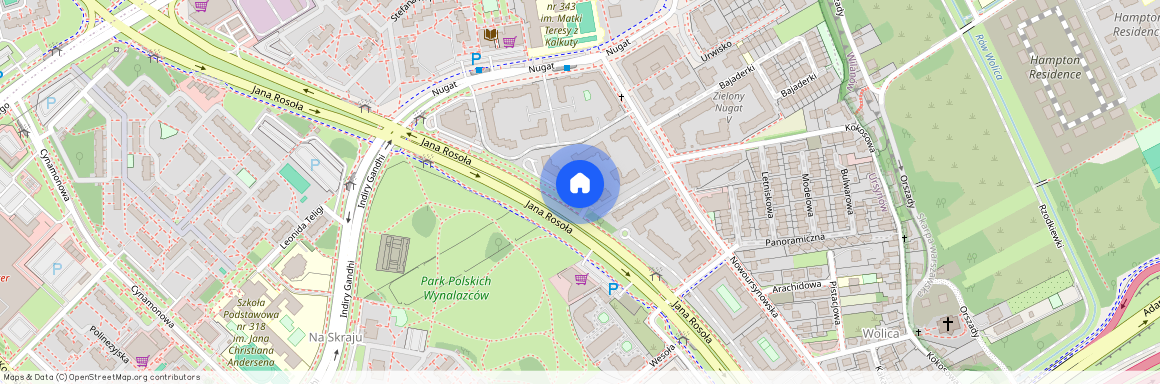 ul. Jana Rosoła, Ursynów-Centrum, Ursynów, Warszawa, mazowieckie