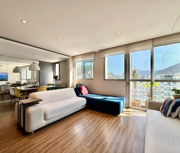 Cobertura duplex moderna com vista Cristo em Botafogo - Foto 1