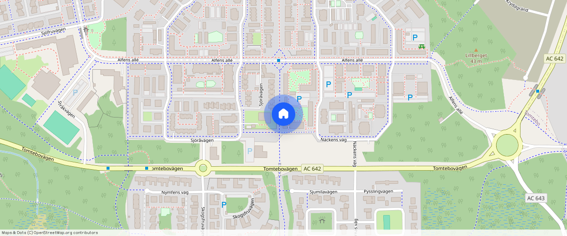 Umeå, Näckens väg, **, 90753