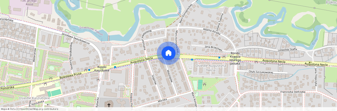 ul. Augustyna Necla, Wejherowo, wejherowski, pomorskie