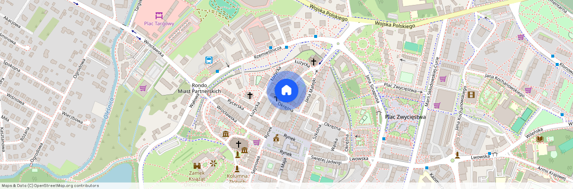 ul. Kościelna, Oleśnica, oleśnicki, dolnośląskie