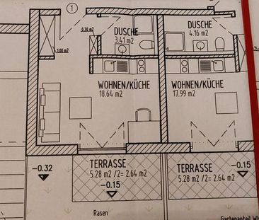 1-Zimmer Süd-Wohnung, Terrasse, Neubau, Erstbezug zu vermieten - Foto 1