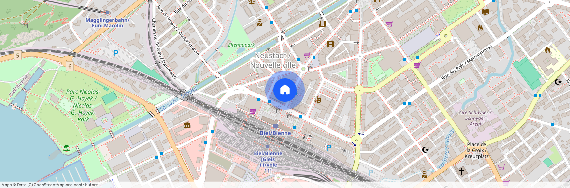 2502, Biel / Bienne, Rue De La Gare / Bahnhofstrasse, 3