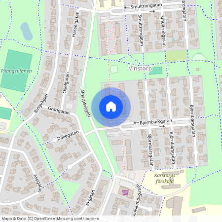 Björnbärsgatan 2A, Lomma