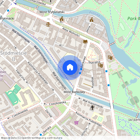 ul. Wał Staromiejski, Śródmieście, Kalisz, wielkopolskie