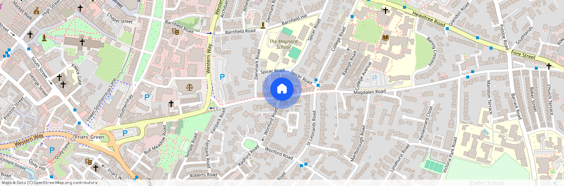 Student Apartment Near St Lukes Campus - Warren House, Magdalen Road