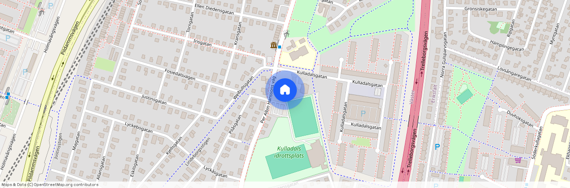 Cedergatan 7 B, Kulladal