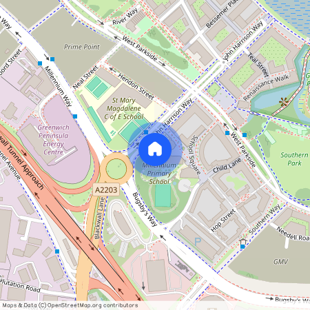 Faraday Lodge, Greenwich Millennium Village, Renaissance Walk, Greenwich, O2, London, SE10 0QL