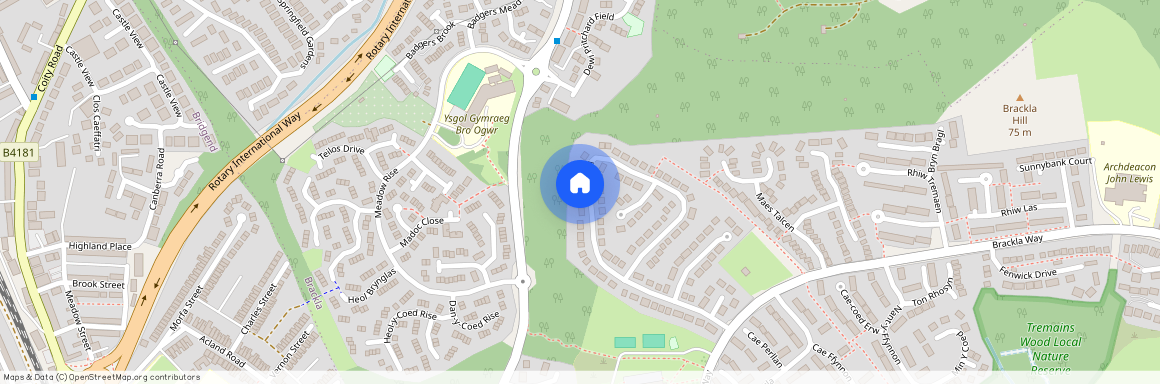 Highfields, Brackla, Bridgend