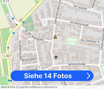 DRAIS - Helle Wohnung in ruhiger Lage - 2 Zimmer, Küche, Bad, Terrasse - Foto 1