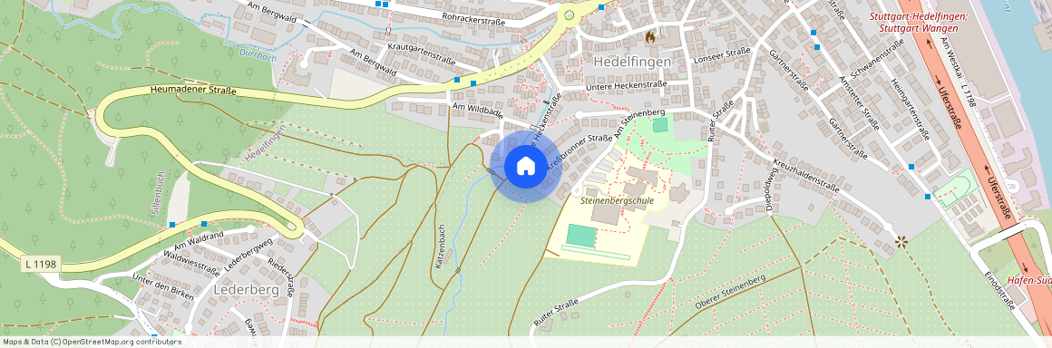 untere Heckenstraße 51, 70329 Stuttgart (Hedelfingen)
