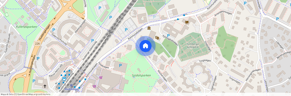 Klockarvägen 3, Sjödalen-Fullersta