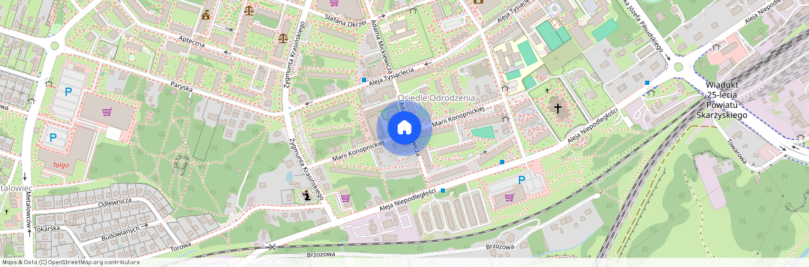 ul. Konopnickiej, Skarżysko-Kamienna, skarżyski, świętokrzyskie