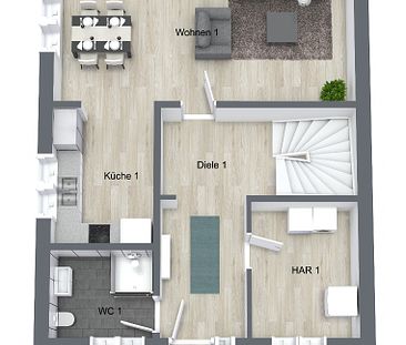 Moderne Doppelhaushälfte in Cottbus Groß Gaglow zu vermieten! - Foto 3