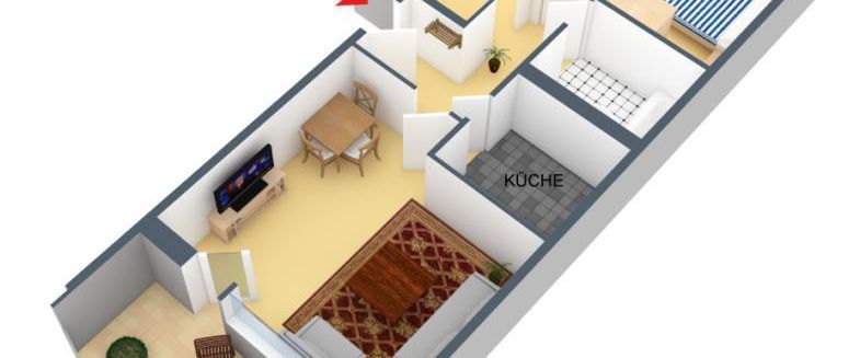 3-Zimmer-Wohnung mit Balkon - Foto 1