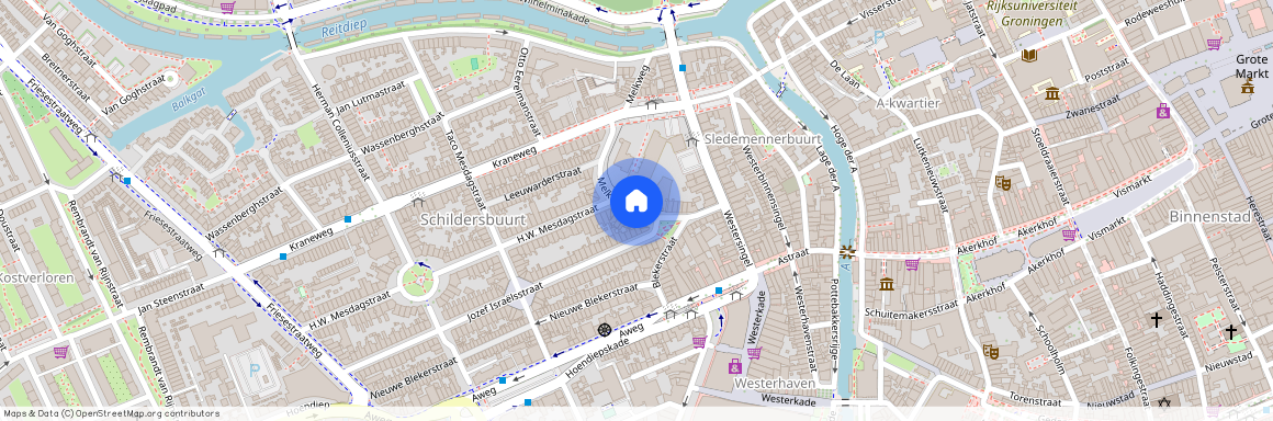 Schildersbuurt, 9718 ES, Melkweg, Groningen