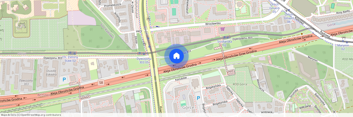 ul. Żeńców, Górce, Bemowo, Warszawa, mazowieckie