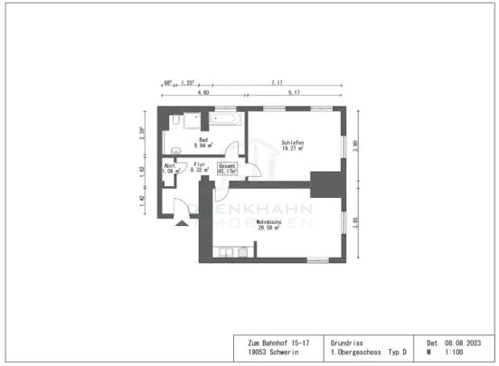 *Erstbezug* Wo die Direktion zu Hause war | Hochwertig ausgestattete 2-Zimmer-Wohnung mit Fahrstuhl - Photo 1