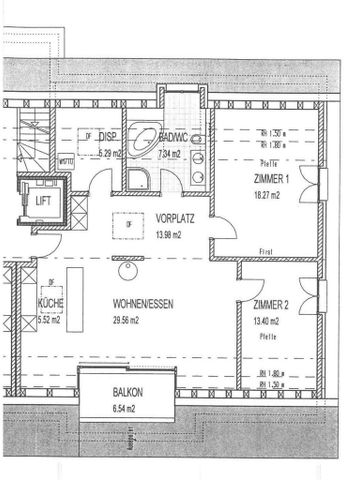 heimelige Dachwohnung mit hohen Räumen und Schwedenofen - Photo 2