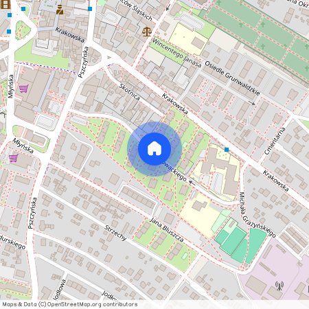 ul. Juliusza Słowackiego, Mikołów, mikołowski, śląskie