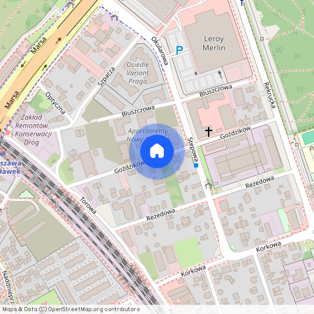 ul. Goździków, Marysin Wawerski, Wawer, Warszawa, mazowieckie