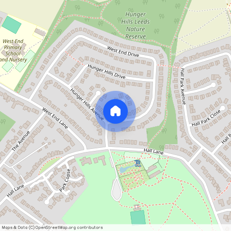 Hunger Hills Avenue, Horsforth, Leeds, West Yorkshire, UK, LS18