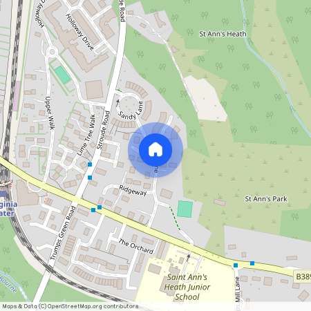 Sandy Lane, St. Ann's Park, Virginia Water, Surrey GU25 4TA