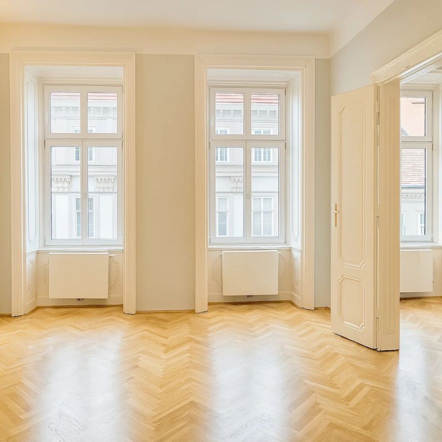Stilvoller Altbaucharme im Herzen Wiens – Repräsentative Altbauwohnung im 9. Bezirk! - Foto 1