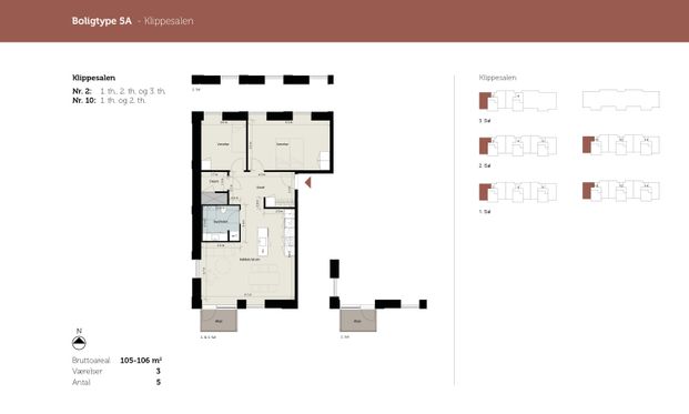 Klippesalen 2, 1., th - Foto 1