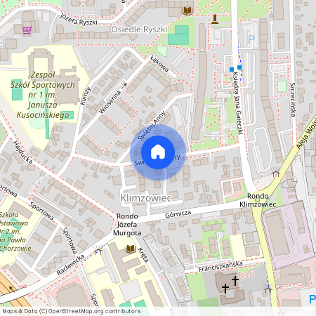 ul. św. Barbary, Klimzowiec, Centrum, Chorzów, śląskie