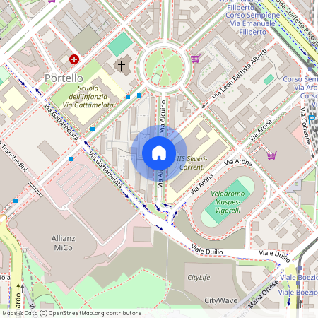 Via Alcuino, Milan, Lombardy 20149