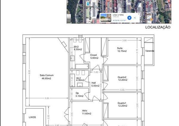 Apartamento T3 em Lisboa