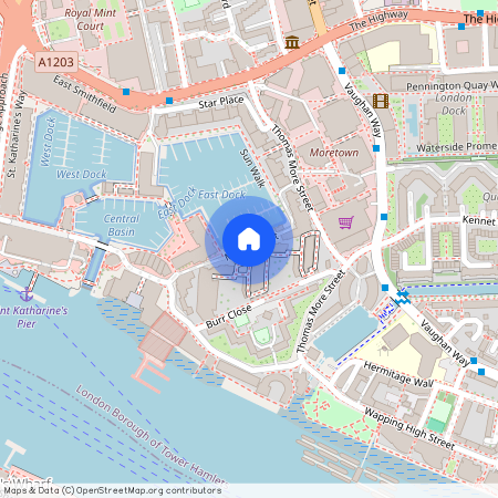 Burr Close, St Katharine Docks, London, E1W