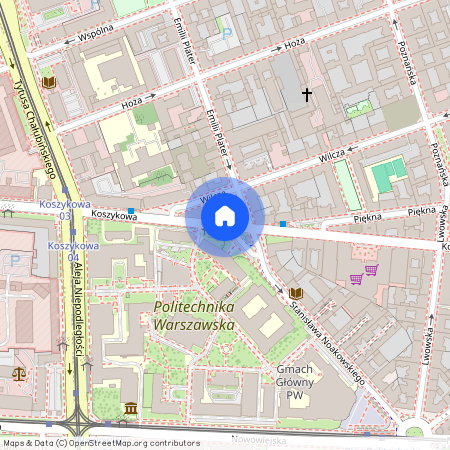 ul. Koszykowa, Śródmieście Południowe, Śródmieście, Warszawa, mazowieckie