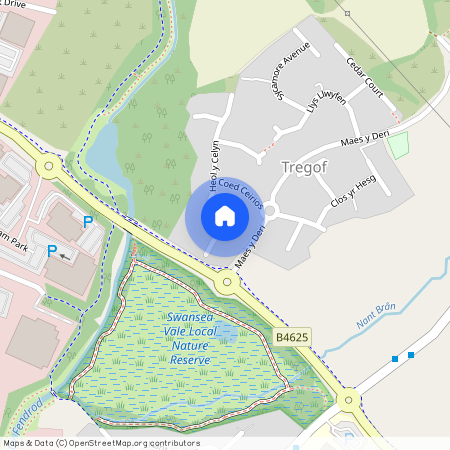 Cwrt Y Fedwen, Tregof Village