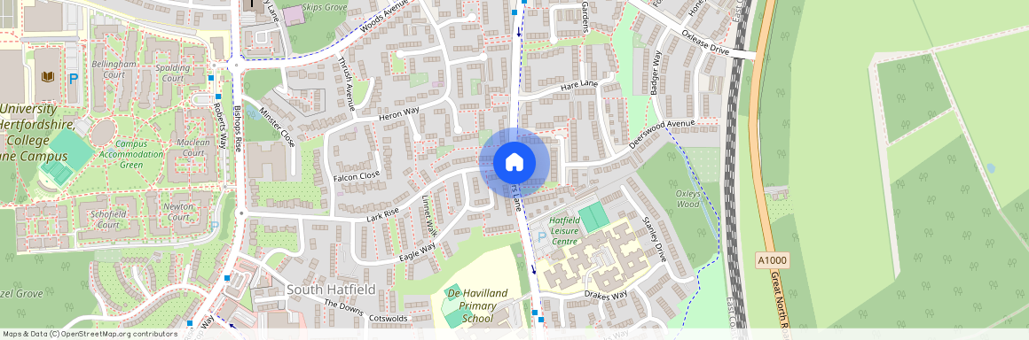 Hertfordshire, AL10 8SB, Hatfield