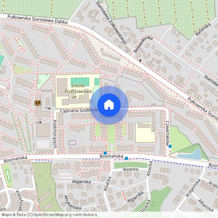 ul. Cypriana Godebskiego, Oksywie, Gdynia, pomorskie