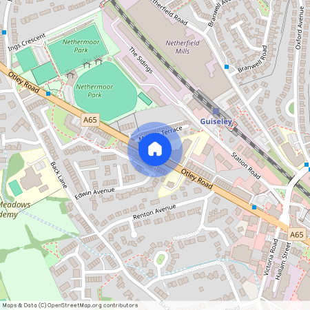 Otley Road, Guiseley, Leeds, West Yorkshire, UK, LS20