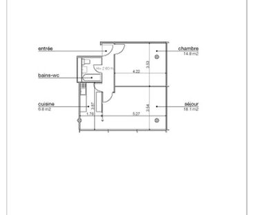3 Zimmer, 50 m², 4. Stock - Foto 3