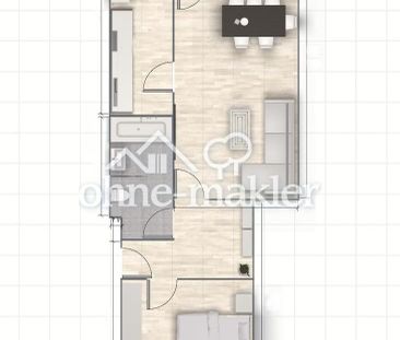 2 Zimmerwohnung mit Terasse - Foto 4