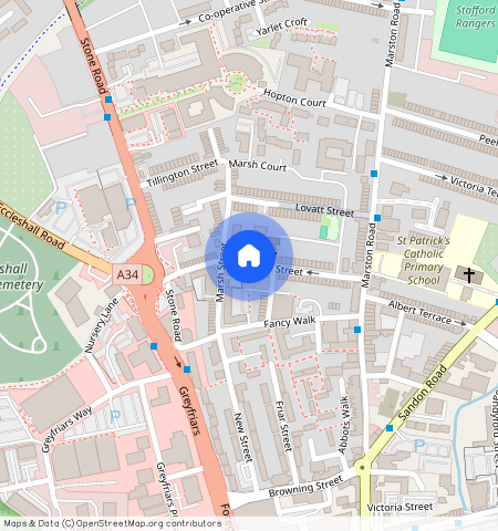 Rowley Street, Stafford, ST16