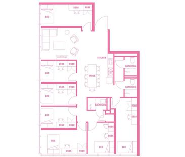 7 Bedroom Shared Bathroom, King Single Bed - Photo 5