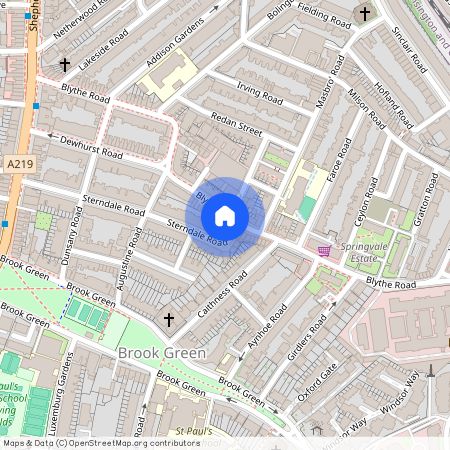 Blythe Road, London W14
