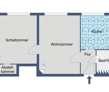 Helle 2-Zimmer-Wohnung im 1. OG- Ihr neues Zuhause! - Photo 1