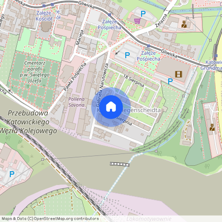 ul. 18 Sierpnia, Załęże, Katowice, śląskie