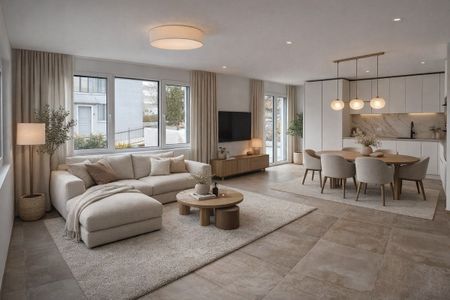 NEUBAU AN TOP LAGE MIT GROSSZÜGIGER SITZPLATZ 88M2 UND MIT EIGENE WASCHKÜCHE UND KELLER (23 M2)--DIE WOHNUNG KANN AUF WUNSCH AUCH MÖBLIERT GEMIETET WERDEN - Photo 4