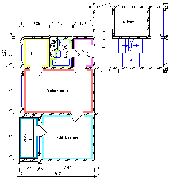 2-Raum-Wohnung mit Balkon und Aufzug - Photo 1