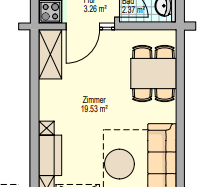 Renoviertes Studentenapartment, direkt neben der Uni! - Foto 1