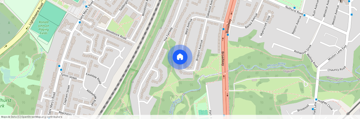 Greater Manchester, M40, West Avenue, New Moston